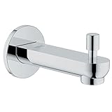 Grohe 13 287 BauLoop Tub注ぎ口5 1 / 2 " with Diverter、 .5 クローム 13287000 1