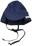 Flap Happy Girls ' UPF 50 +オリジナルフラップハットwith Ties US サイズ: XS カラー: ブルー