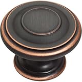 Individuals Mushroom Knob [Set of 10] Finish: Bronze with Copper Highlights, Size: 3.5cm H x 3.5cm W