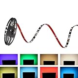 バイアス照明の変更のHDTV TVバックライトUSB電源供給、lightingwill 6.6 Ft / 2 m smd5050 RGB LEDストリップマルチカラーバックライトキットPowered
