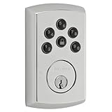 Baldwin 8285.AC1 Soho Keyless Entry Single Cylinder Electronic Deadbolt, Polished Chrome [並行輸入品]