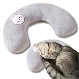 TiDaOne 猫 クッション 猫 枕 犬 枕 犬 あごのせ枕 ペット クッション 猫 あごのせ枕 (アボカド)