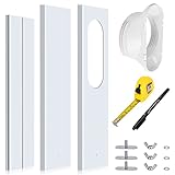 Yooson 窓用ダクトパネル スポットクーラー用 サッシに換気パネル 通気よく 換気ダクトセット スポットエアコンに対応可能 ウィンドシールド3枚セット 67cmから180cmまでの長さ 隙間なし 独特な溝設計 排気ホース130ｍｍと150ｍｍ口径対応 頑丈で耐久性高い 3ｍ巻尺とマーカーペン 工事不要 簡単に取り付け 空調排気/換気ダクトパネル /ポータブル/移動式エアコン