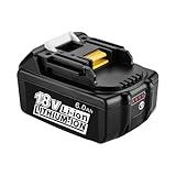 Avoltix マキタ 18V バッテリー BL1860B 互換 対応 マキタバッテリー 6Ah 電動工具用 マキタ18V電池 電池残量表示機能 PSE認証済 1億円の製造物責任険付 (BL18601個)