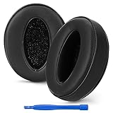 Linkidea イヤーパッド 互換性 パッド ゼンハイザー Sennheiser HD 4.50BT/ HD4.50BTNC/ HD4.40BT/ HD4.30G/ HD4.20S/ HD458BT/ HD450 ヘッドホンに対応 パッド イヤークッション/イヤーカッププロテインレザー / (黒)