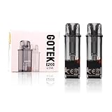 【正規品】電子タバコ Aspire Gotek X スターターキット ベイプ vape 5ml podカートリッジ 650mah バッテリー 0.8ohm 交換用コイル ニコチンなしタバコなし（【X】透明）