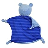 green sprouts Organic Blankie Animal Bear, Royal, 3 Months Plus by green sprouts