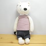 le Sucre（ル　シュクル） ドットシャツココぬいぐるみ（白おこじょ）