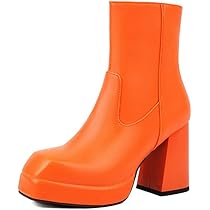 レディースブーツ ３５インチ　オレンジ色 中古・古着通販】Columbia (コロンビア) ブーツ オレンジ サイズ
