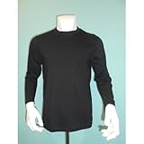 長袖丸首Tシャツ 13-650 ブラック LL