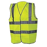 Silverline 633674 Hi-vis Waistcoat Class 2 L, 108-116cm (42-46-inch)