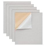 PH PandaHall 30*25cm ライトグレー リネン補修布 長方形 リネン粘着布 補修シート 粘着パッチ 補修テープ リネン生地 補修パッチ ソファー 家具 手作り材料 手作り修理 補修材料 手芸用品