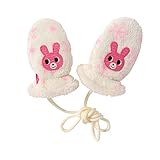 ホットビスケッツ(mikihouse) 雪の結晶フリースミトン S（1歳-3歳） 白（01）
