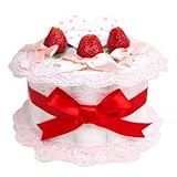 おむつケーキ研究所　いちごおむつケーキ