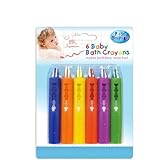 First Steps Baby Bath Crayons for Fun in Bath - Non Toxic Bath Toys by First Steps