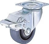 ハンマー　静シリーズ　Ｅ型　自在ＳＰ付　ゴム車　１２５ｍｍ