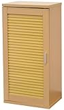 ライフスタイリングショップ シューズボックス 靴箱 ルーバー 幅45×奥行35cm ライトブラウン JS-87LB