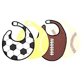 スポーツ 応援 スタイ ４枚セット（サッカー、野球、テニス、ラグビー） [並行輸入品]