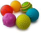 playkidzスーパー耐久性Infantinoマルチボールセットテクスチャsensorry Balls for Kids