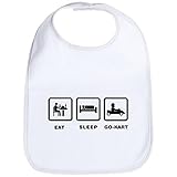 CafePress Go-Kart Bib - Standard Cloud White by CafePress