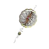 F Fityle 風のチャイム　メタルウィンドスピナー　3D　金属　回転　ねじれ　魅力的　装飾　全１０種　面白い - Style_8