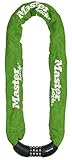 Master Lock 【正規輸入品】 ダイヤル式チェーンロック(暗証番号ロック) 90cm グリーン 8392JADPROGRN