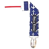 Bella Tunno Fabric Loop Pacifier Clip, Sailor Boy/Navy Rugby, Small by Bella Tunno