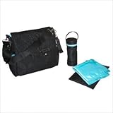 Kalencom Ozz Quilted Messenger Bag, Morocco Black by Kalencom [並行輸入品]