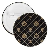 キングダムハーツ ピンバッジ 丸バッジ ブローチ ピンバッジ 襟章 缶バッジ 胸元 かわいい 制服バッジ バンケットピン用 バッジ アクセサリー 人気 おしゃれ ギフト コレクション 工芸品