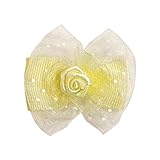 [ミキハウス] MIKIHOUSE 【ミキハウス(ベビー)】 【クリアケース付】リボン型 ベビー用ヘアクリップ 46-2009-780 黄