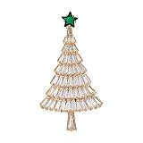 BESTOYARD クリスマス ブローチ ピンエナメル クリスマスツリー クリスマスツリーブローチ クリスマスエナメルラペルピン胸ピンバッジクリスマス宝石板帽子クラフト