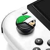 FUNLAB switch アナログスティックカバー switch有機elモデル対応 ジョイスティック スプラ 保護カバー joy-con対応 （4枚入れ） シリコン コントロール キャップ 滑り止め Switch/Switch lite/Switch oled対応 黄色、紫色