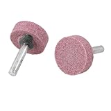 uxcell　 軸付き砥石 マウントポイント　ポイント　研削　ビット　搭載　ポリッシャー　 2個入り　グラベル　研磨剤