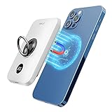 iWALK ワイヤレス モバイルバッテリー 大容量 小型 充電 Qi 6000mAh 軽量 マグネット式 コンパクト 急速充電 スマホ充電器