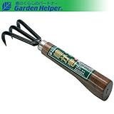 根さばき 根かき 3本爪 焼木柄 本焼入 Garden Helper 257