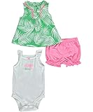 カーターズ Carter's ボディスーツ + チュニック + パンツ 豪華3点セット 3-Piece Bodysuit & Diaper Cover Set NB (50-55cm)