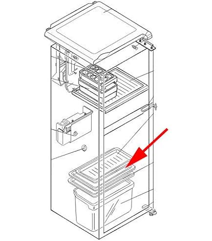 Amazon | 【部品】三菱 冷蔵庫 冷凍室棚対応機種：MR-142NK-S MR-14B-A