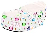 Rucomfy Luxury Cuddle Soft Hoot Owl Gaga Baby Bean Bags by RUComfy