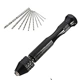 MIRACLE ハンド ドリル ピンバイス 穴あけ DIY (Aセット) MC-HANDLL-A