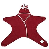 Tuppence & Crumble タッペンスアンドクランブル Star Baby Wrap スターラップ Naturals４－１０ヶ月 ラズベリー BFSTARWn おくるみ [並行輸入品]