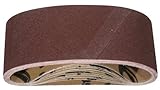 POWERTEC 110800 3-Inch x 18-Inch 60 Grit Aluminum Oxide Sanding Belt, 10-Pack by POWERTEC
