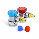 AC r134 a Quick Coupler Connectorデラックス調節可能なアダプタ1 / 4 " SAE HVAC