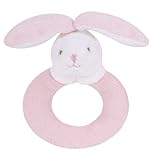 Angel Dear Ring Rattle, Floppy Ear Bunny Pink by Angel Dear