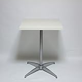 カウンターテーブル・コーヒーテーブル幅60×奥行60×高さ82cm ホワイト