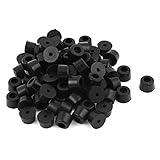 uxcell　家具足パッド　継ぐ脚ワッシャ　滑り止め　フートカバープロテクター　80個