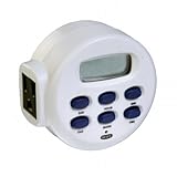 Amertac te55whb 3.05 " X 3.2 " X 1.62 "インドア1コンセントWeeklyデジタルタイマー