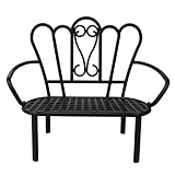 ミニ花台 ベンチ ブラック ベンチ