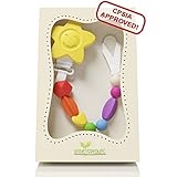 2 in 1 Pacifier Clip - 57% OFF SALE - Teething Baby Silicone Beads with Unique Shapes - #1 Unisex Bi