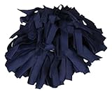 ポンチーズ  Pomchies アメリカ発 ヘアアクセサリー チアリーダーのポンポンのようなカラフルで可愛いデザイン 水着素材を使用 Pomchie ネイビー