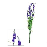 植物，SODIAL(R)人工紫のラベンダー　花ノブーケ　パーティー　部屋の装飾